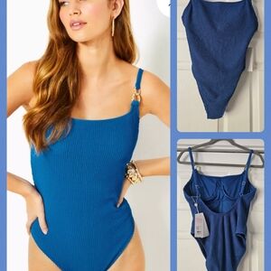 LILLY PULITZER  Barton Blue bathing suit